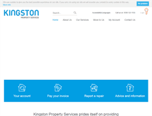 Tablet Screenshot of kingstonpropertyservices.co.uk